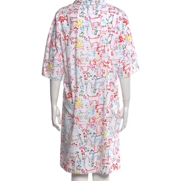 Rachel Antonoff dog print shirt dress - Picture 2 of 4